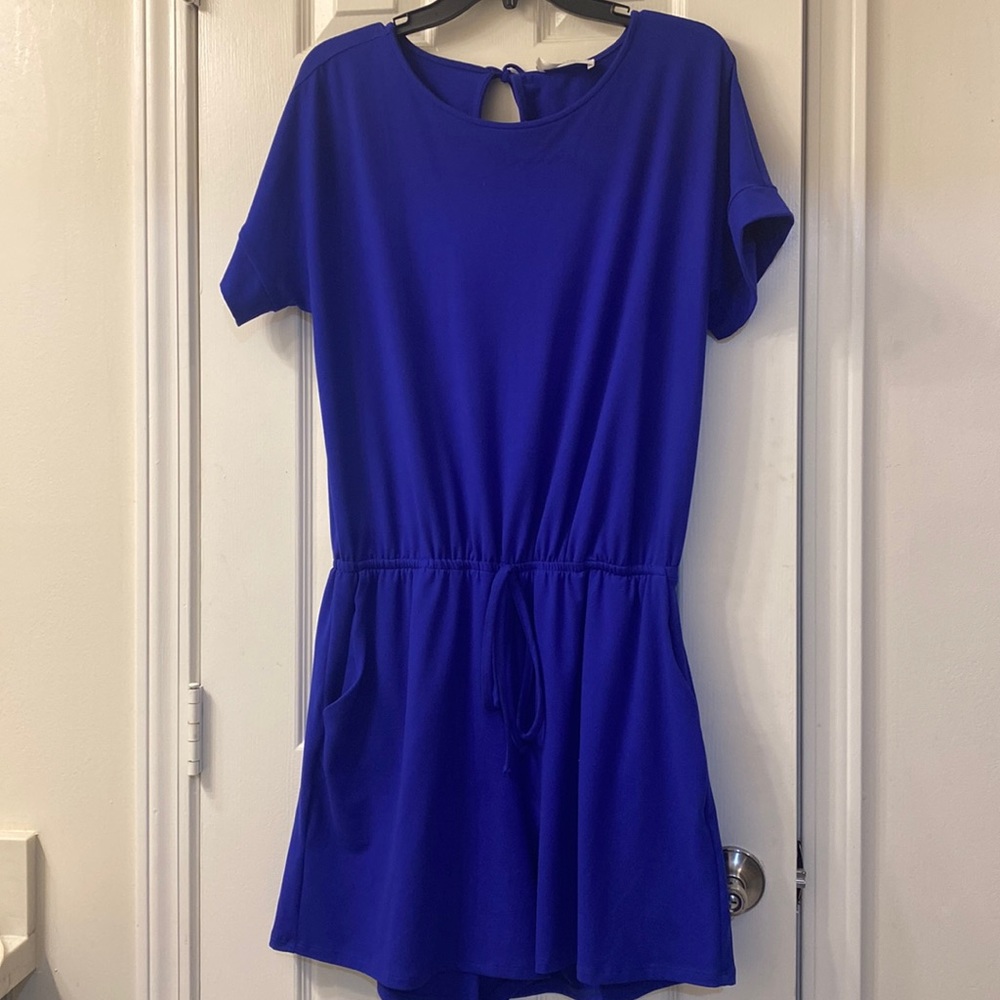 Royal blue romper